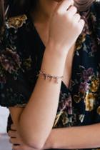 Nepal Rose Gold Beaded Tassel Bracelet | Lulus