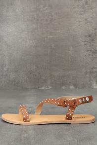 Amuse Society X Matisse Rock Muse Tan Leather Studded Sandals