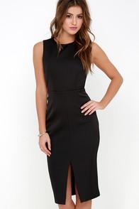 Keepsake The Only One Black Midi Dress