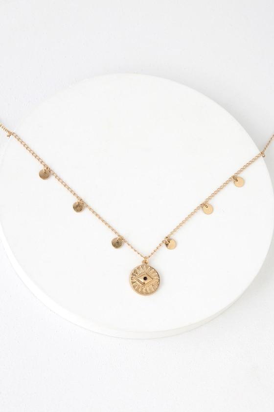 Basar Gold Charm Necklace | Lulus