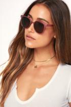 Cfo Mauve Sunglasses | Lulus