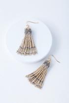 Tannie Gold And Silver Beaded Earrings | Lulus