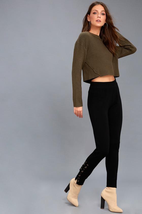 Rd Style | Lorien Black Lace-up Jogger Pants | Size X-small | Lulus