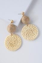 Cullen Cream Woven Earrings | Lulus
