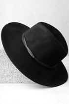 Wyeth Moonstone Black Fedora Hat