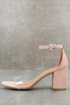 Report Pammy Pink Suede Ankle Strap Heels | Lulus