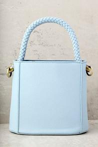 Lulus Bucket List Light Blue Bag