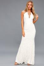 Amazing Lace White Lace Maxi Dress | Lulus