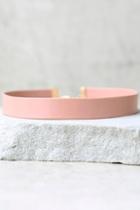 Lulus Without A Doubt Pink Choker Necklace
