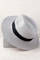 Lulus On The Shore Grey Straw Hat
