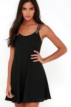 Lulu*s Tribute To Perfection Black Beaded Dress
