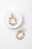 Tezra Beige Acrylic Earrings | Lulus
