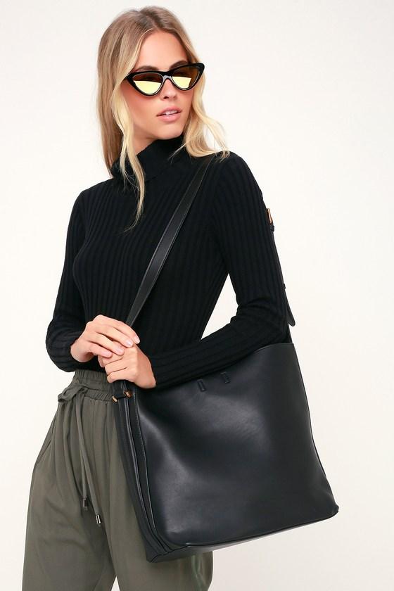 Nilah Black Tote | Lulus