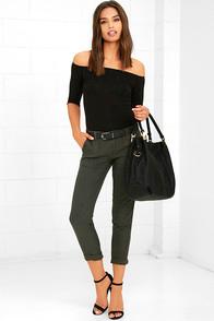 Billabong Piece Of Mind Washed Black Pants