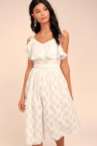 J.o.a. Joanie White Midi Dress