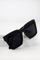 Edna Black Oversized Sunglasses | Lulus