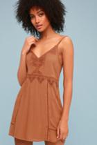 Amuse Society Beach Luxe Rust Brown Crochet Dress | Lulus