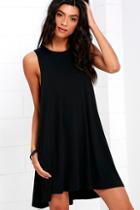 Rvca Sucker Punch 2 Black Swing Dress