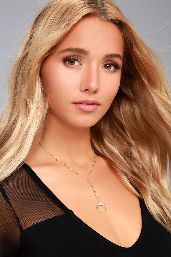 Lulus | Tana Gold Drop Necklace