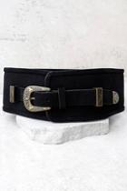 Lovestrength Natalie Black Leather Belt
