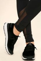 Coolway | Tahalifit Black Velvet Sneakers | Size 37/6.5 | Lulus