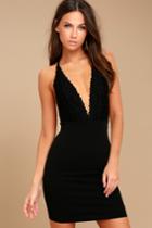 Sultry Nights Black Lace Bodycon Dress | Lulus