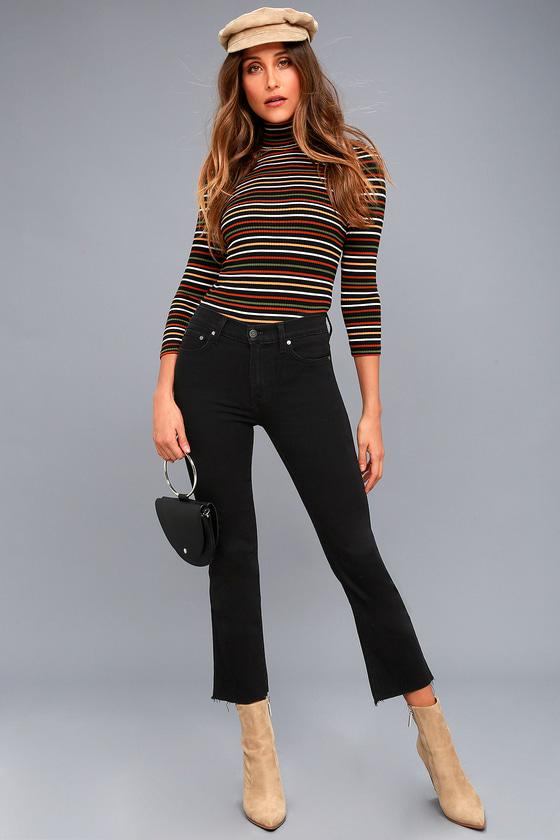Pistola | Lennon Black Cropped Jeans | Size 31 | Lulus