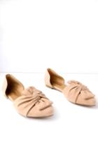 Report Bossina Pink Suede D'orsay Flats | Lulus