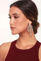 Petra Gold Rhinestone Statement Earrings | Lulus
