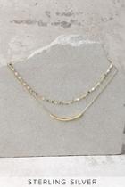 Lulus My Wish Gold Layered Choker Necklace