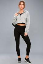 Olive + Oak Kimi Black Moto Leggings | Lulus