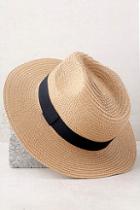 Lulus On The Shore Tan Straw Hat