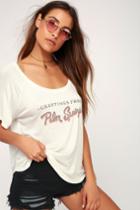Day Greetings From Palm Springs White Tee | Lulus