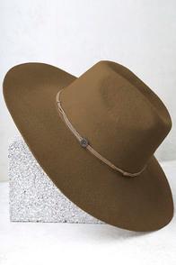 Wyeth Rancher Taupe Fedora Hat