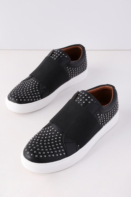 Report Acer Black Studded Sneakers | Lulus
