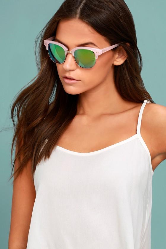 Perverse | Barrett Pink Mirrored Sunglasses | Lulus