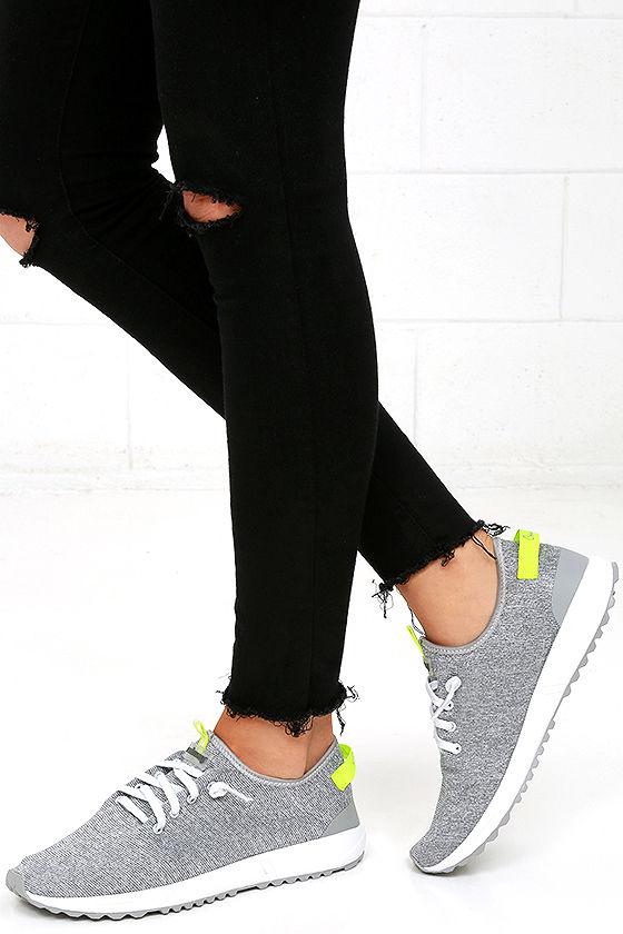 Coolway | Tahali Silver Knit Sneakers | Size 41/10.5 | Lulus