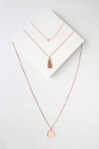 Antheia Rose Gold Layered Necklace | Lulus