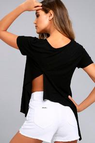 Cheap Monday Cheap Monday Intention Black Tee