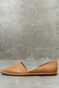 Chelsea Crew Vance Tan Leather Flats