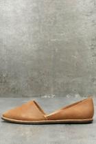 Chelsea Crew Vance Tan Leather Flats