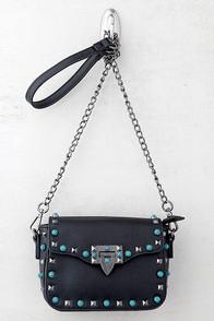 Lulus Taos Black Studded Purse