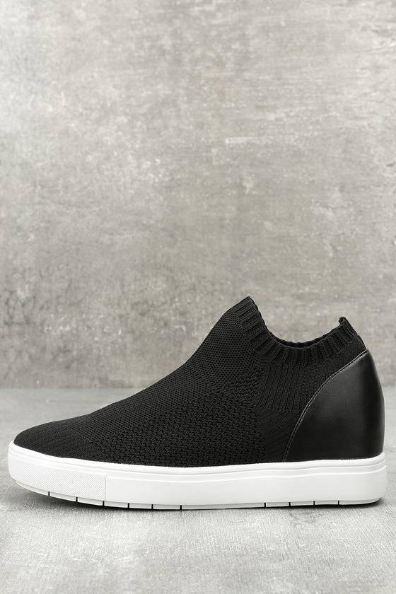 Steve Madden Sly Black Knit Sneakers | Lulus