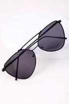 Holloway Black Aviator Sunglasses | Lulus