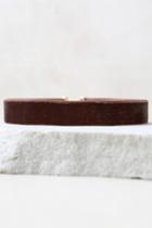 Tranloev Brown Show 'em Velvet Choker Necklace