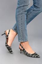 Steve Madden | Vera Black Patent Slingback Kitten Heels | Size 5.5 | Lulus