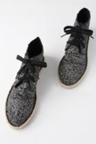 Qupid Kellan Black Multi Canvas Chukka Espadrilles | Lulus