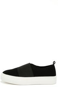 Steve Madden Glenn-m Black Mesh Flatform Sneakers