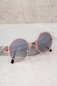 Perverse Xanadu Gold And Black Sunglasses