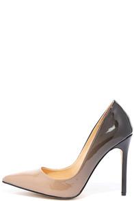 Daya By Zendaya Atmore Ii Blush And Black Patent Ombre Pumps